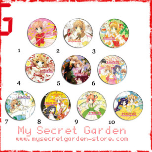 Cardcaptor Sakura カードキャプターさくら Anime Pinback Button Badge Set 2a or 2b ( or Hair Ties / 4.4 cm Badge / Magnet / Keychain Set )